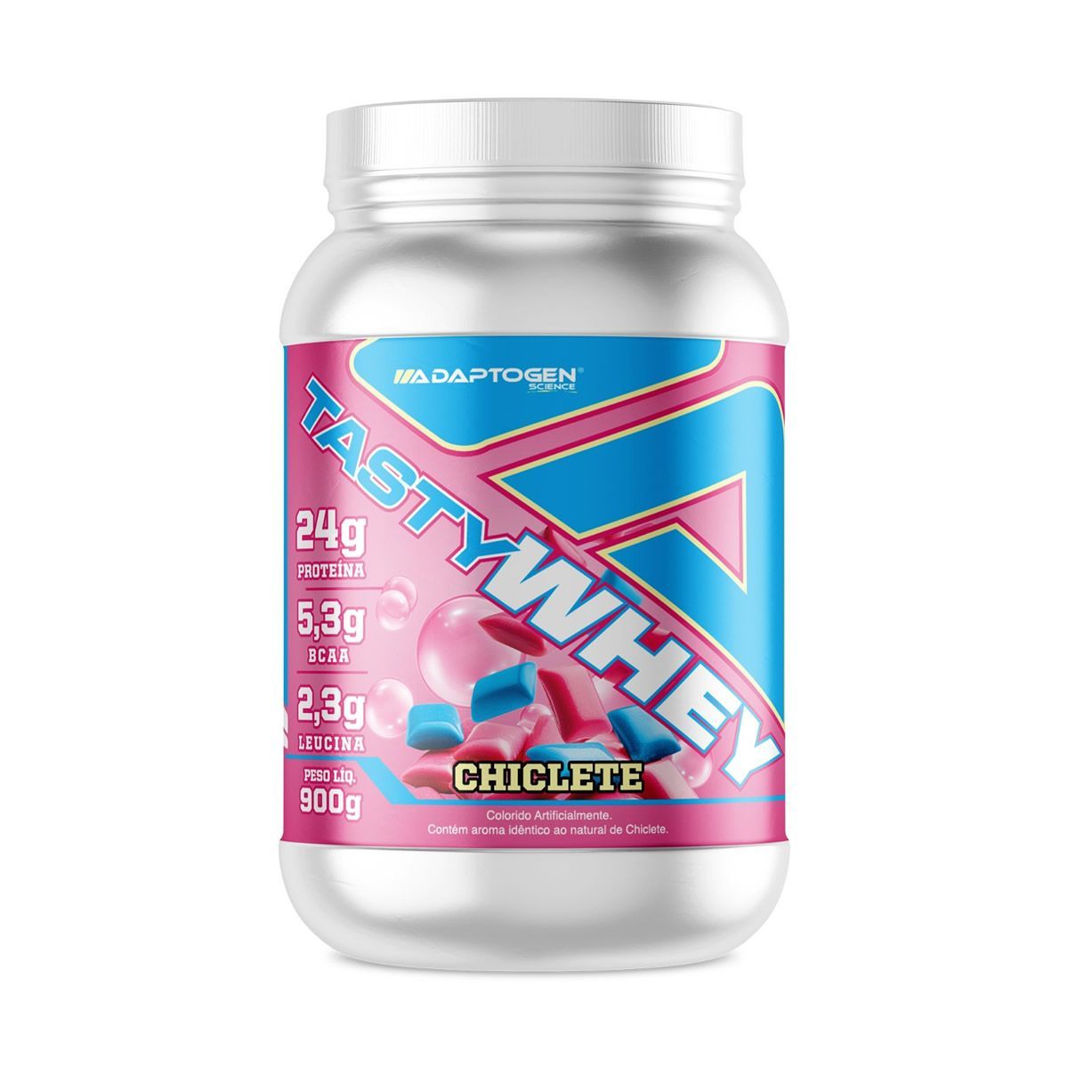 Tasty Whey 3W - 900g Chiclete - Adaptogen
