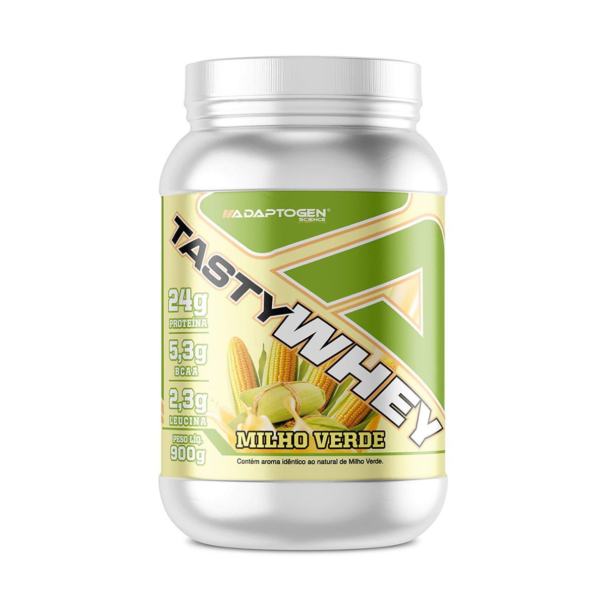 Tasty Whey 3W - 900g Milho Verde - Adaptogen