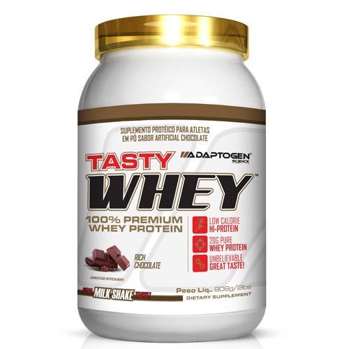 Tasty Whey Low Carb - 908g Chocolate -  Adaptogen Science