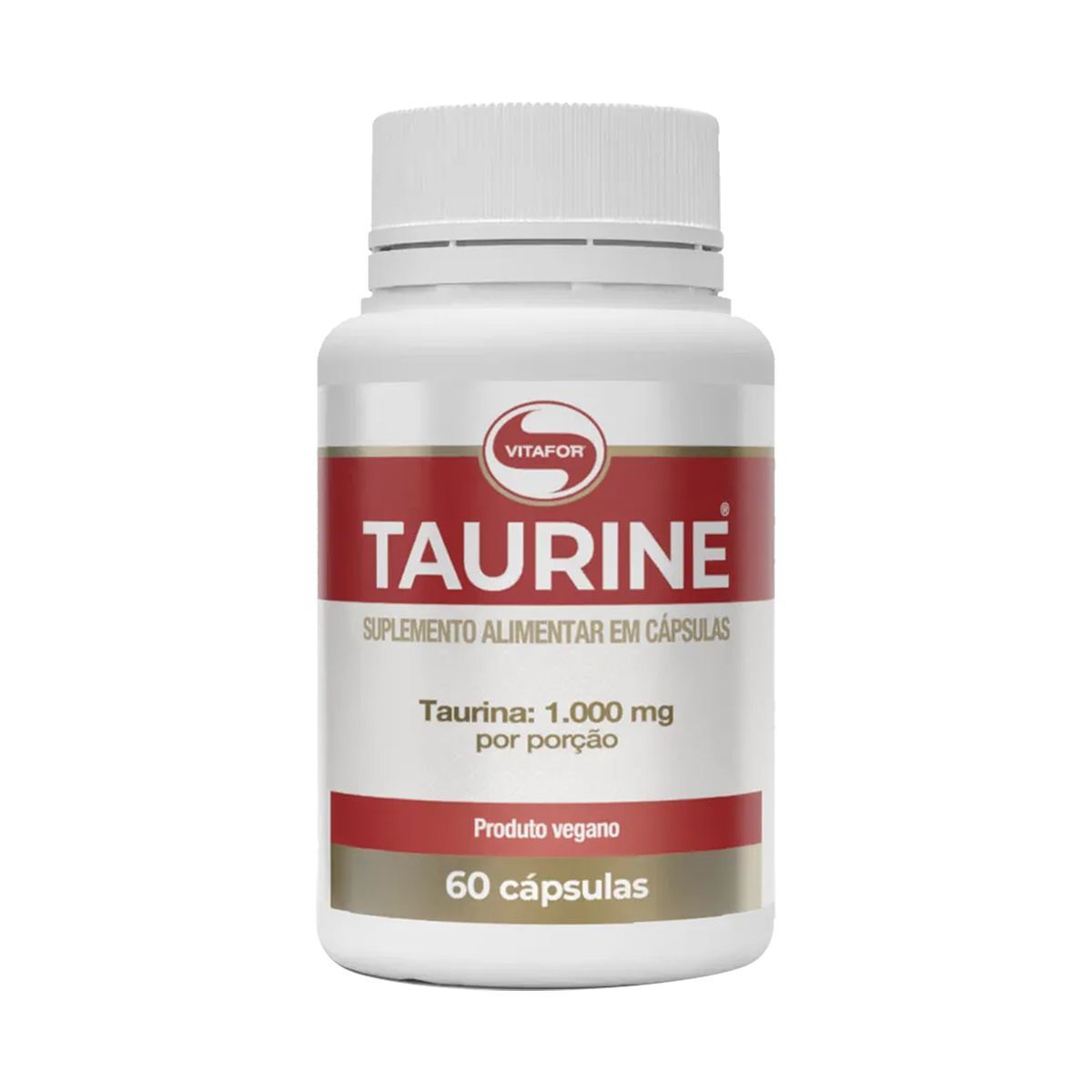 Taurine - 60 C�psulas - Vitafor
