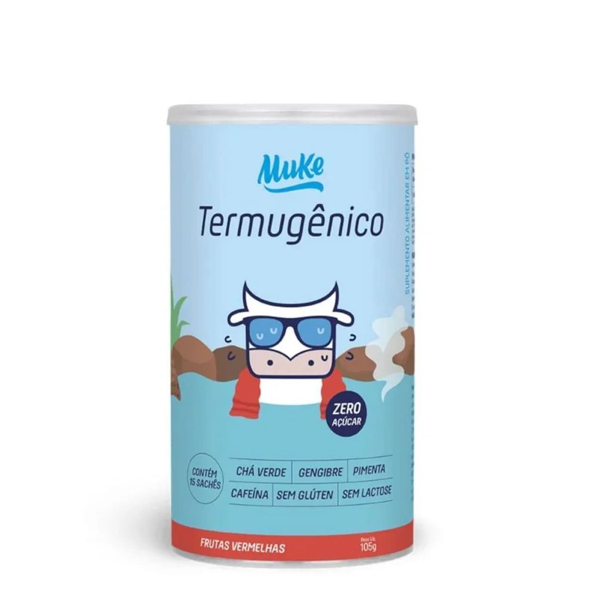 Termug�nico Muke - 15 Sach�s 7g Frutas Vermelhas - Mais Mu