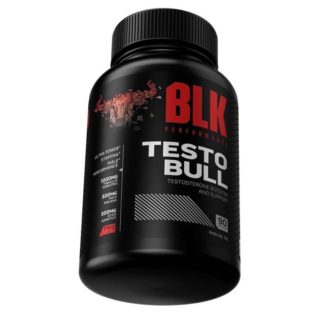Testo Bull - 90 C�psulas - Blk Performance