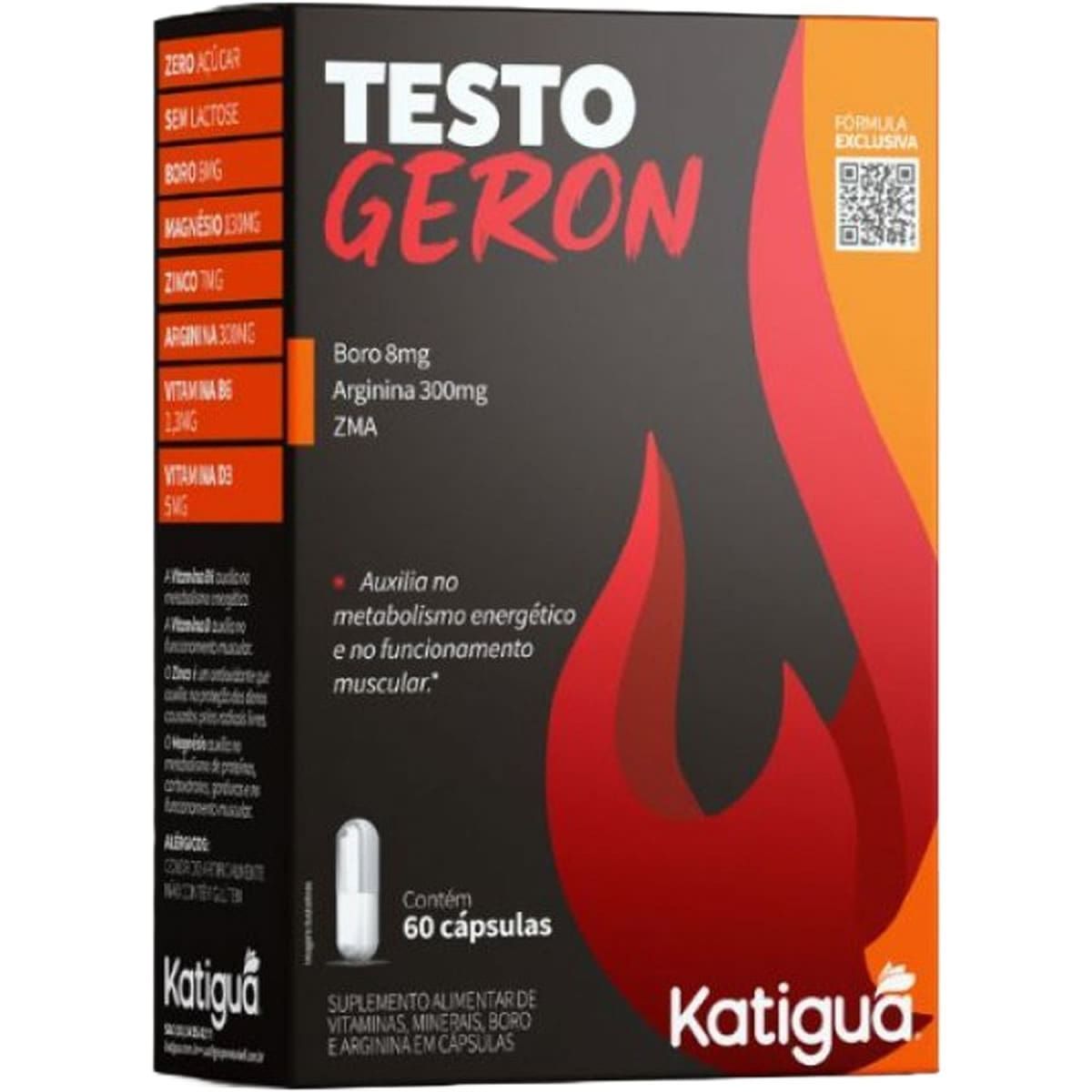 Testogeron - 60 C�psulas - Katigu�