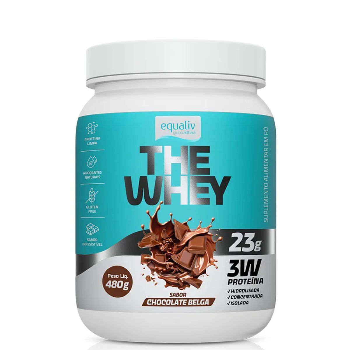 The Whey - 480g Chocolate Belga - Equaliv