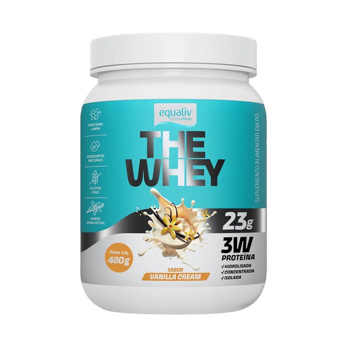The Whey - 480g Vanilla Cream - Equaliv