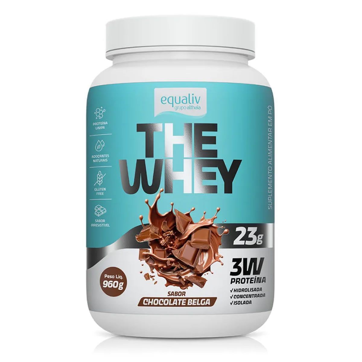 The Whey - 960g Chocolate Belga - Equaliv
