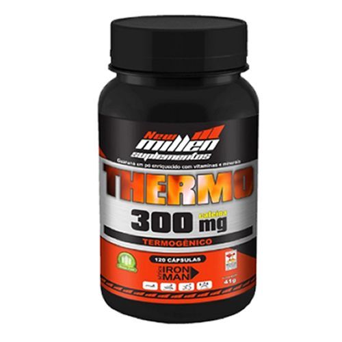 Thermo 300mg Cafe�na - 120 C�psulas - New Millen***LACRE VIOLADO*** Data Venc. 19/03/2020