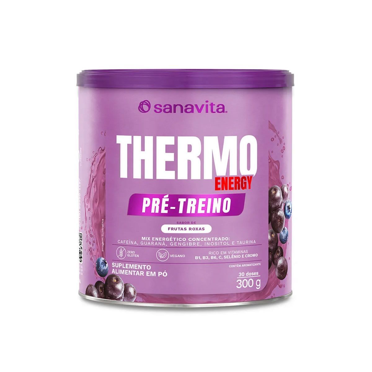 Thermo Energy - 300g Frutas Roxas - Sanavita