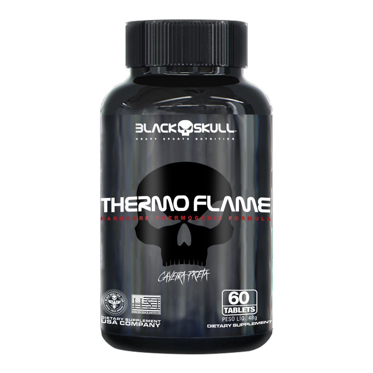 Thermo Flame Termog�nico - 60 Tablets - Black skull