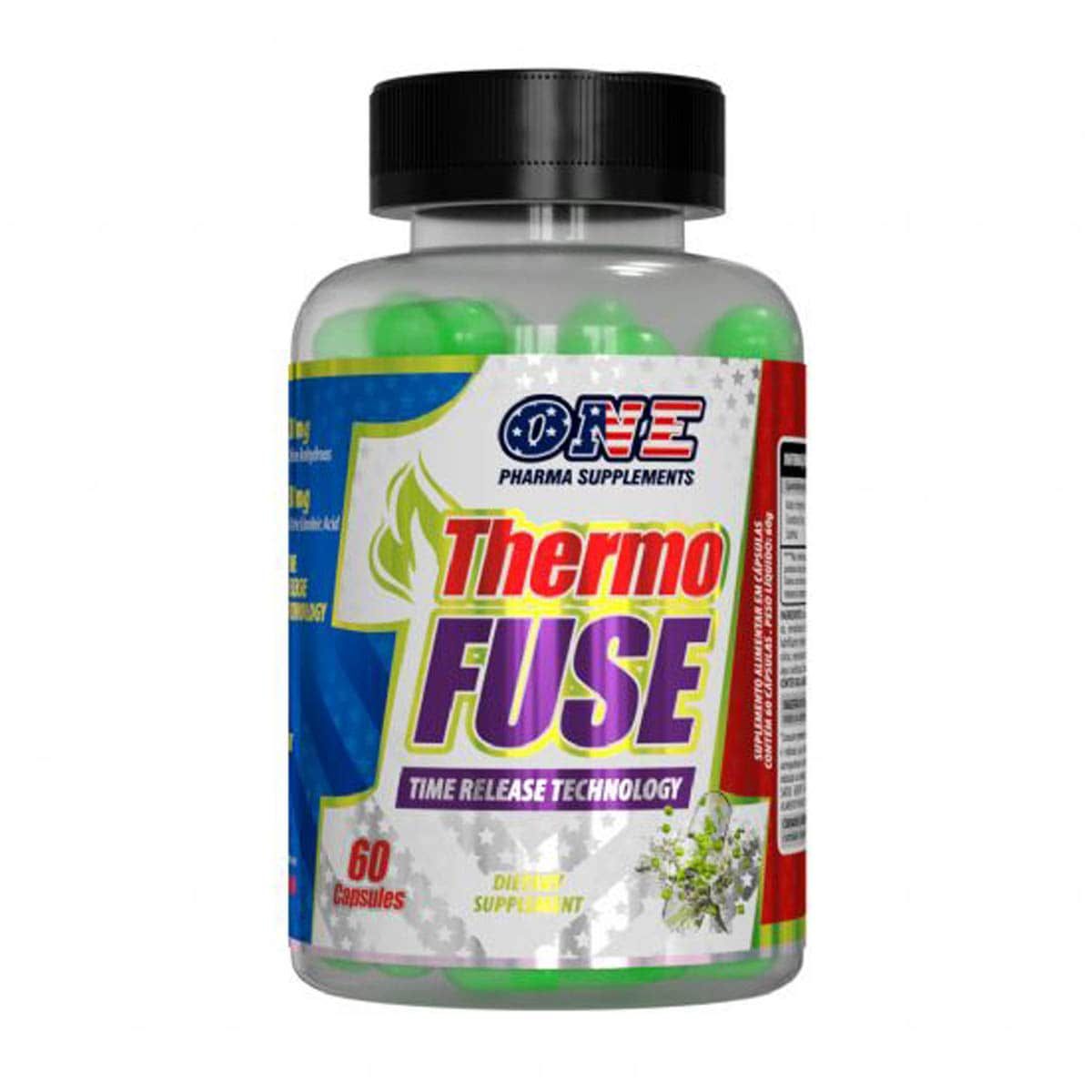 Thermo Fuse - 60 C�psulas - One Pharma Supplements*** Data Venc. 30/03/2021