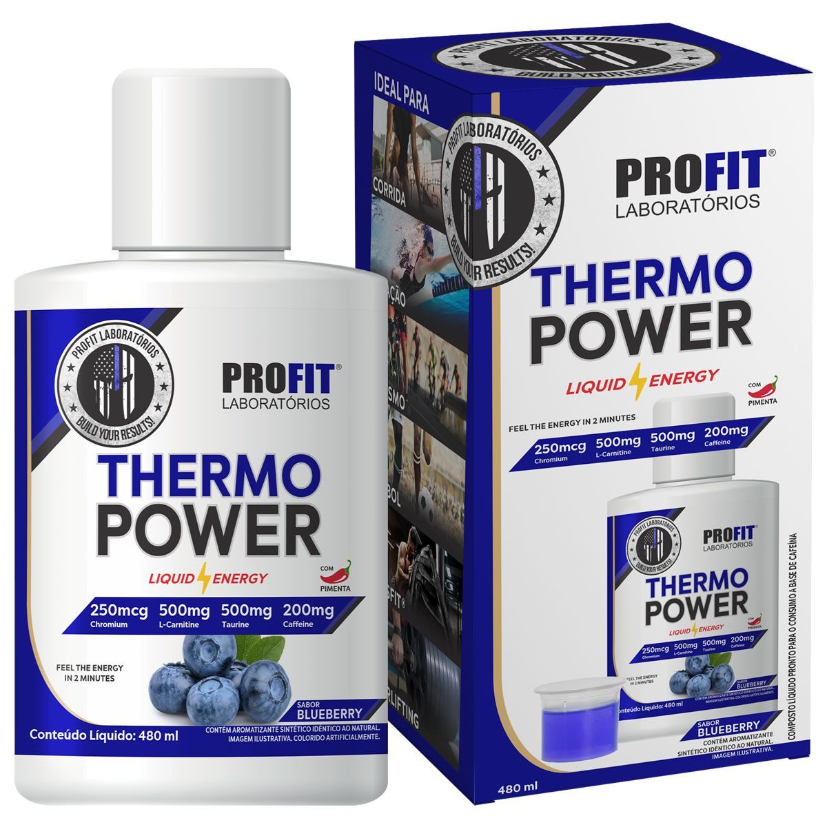 Thermo Power - 480ml Blueberry - Profit