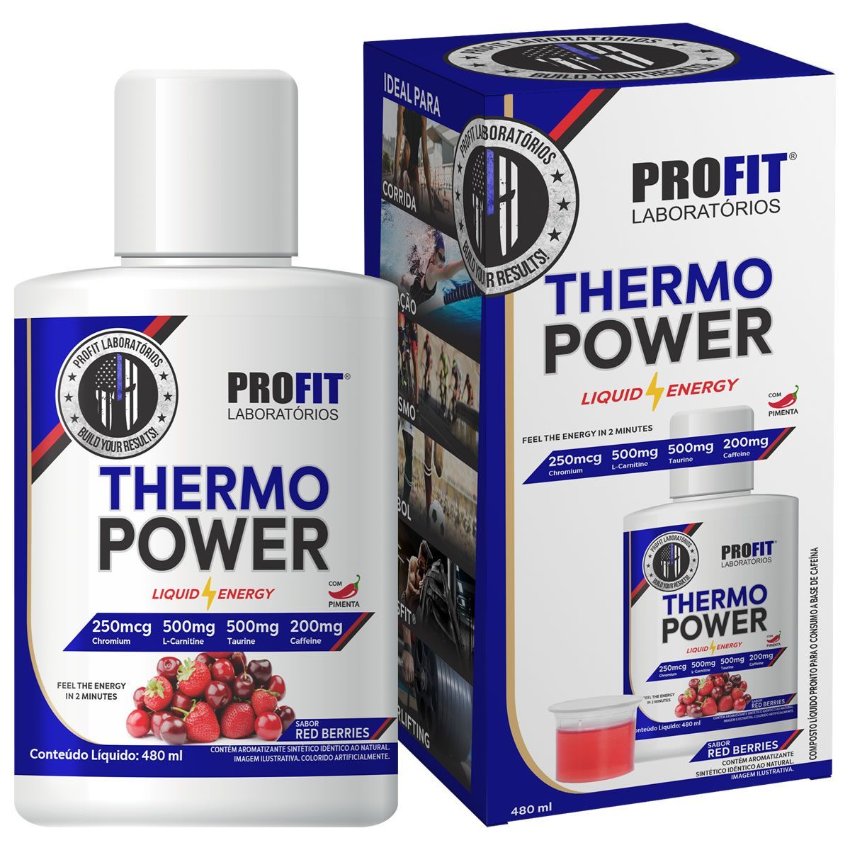 Thermo Power - 480ml Red Berries - Profit