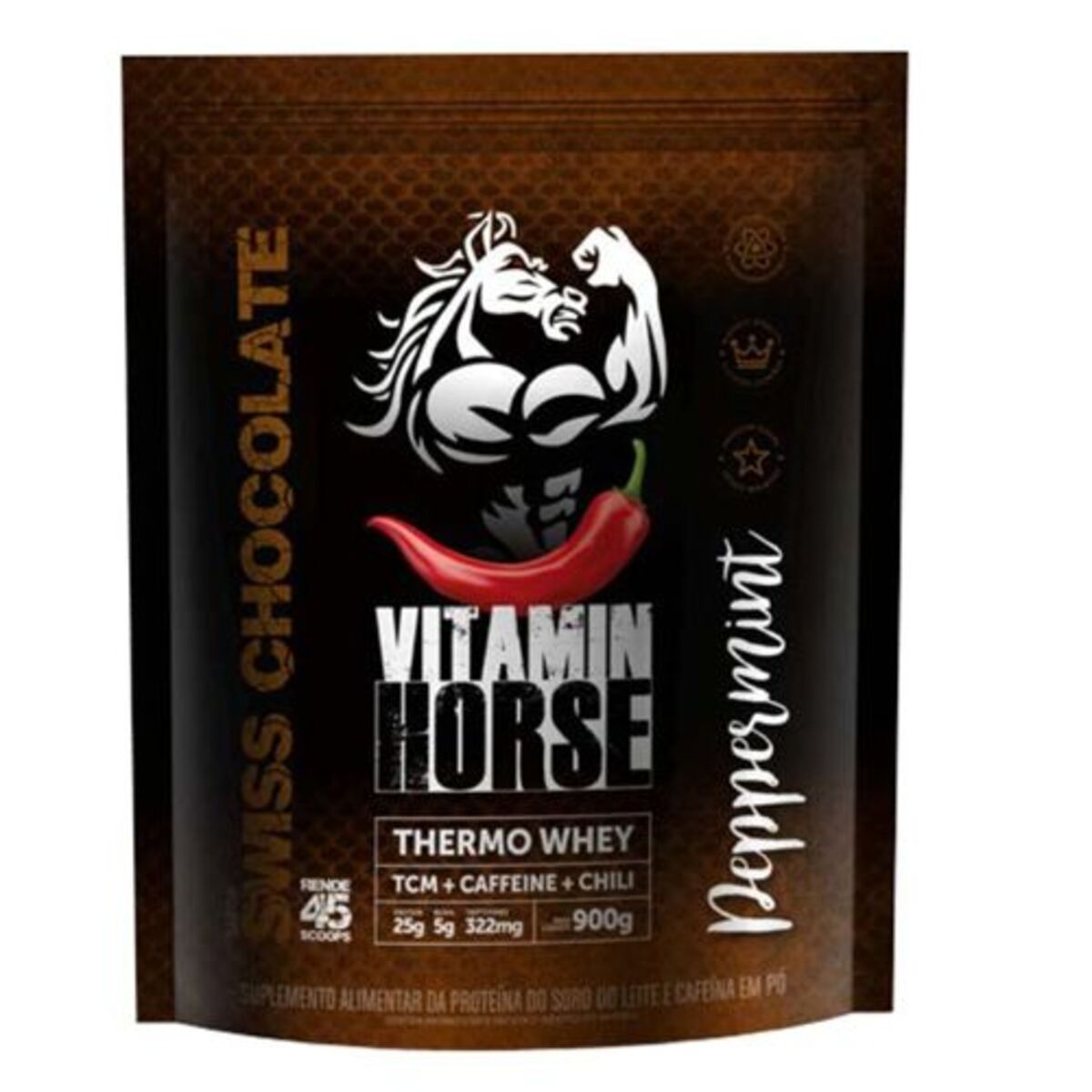 Thermo Whey - 900g Refil Swiss Chocolate - Vitamin Horse