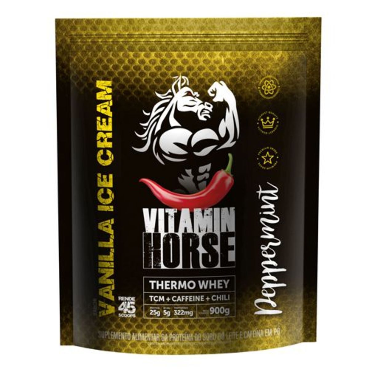 Thermo Whey - 900g Refil Vanilla Ice Cream - Vitamin Horse