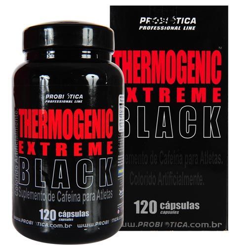 Thermogenic Extreme Black - 120 c�psulas - Probi�tica