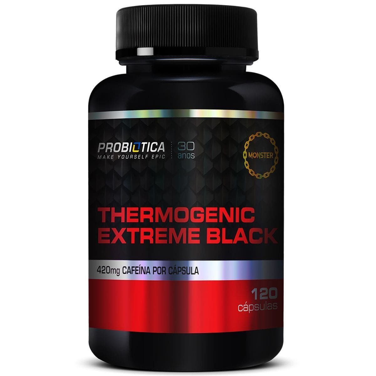Thermogenic Extreme Black - 120 C�psulas - Probi�tica*** Data Venc. 30/08/2021