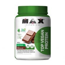 Top Vegan Protein - 600g Chocolate - Max Titanium