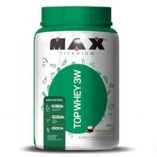 Top Whey 3W Mais Natural - 900g Caf� com Leite - Max Titanium*** Data Venc. 16/09/2020