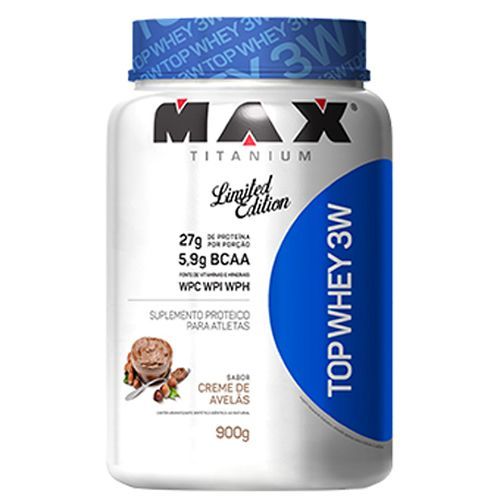 Top Whey 3W - 900g Creme de Avel� - Max Titanium