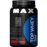 Top Whey 3W - 900g Morango - Max Titanium **NETSHOES