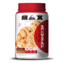 Top Whey 3W Mais Sabor - 900g Pa�oca - Max Titanium