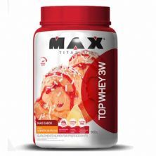 Top Whey 3W Mais Sabor - 900g Sorvete de Frutas - Max Titanium
