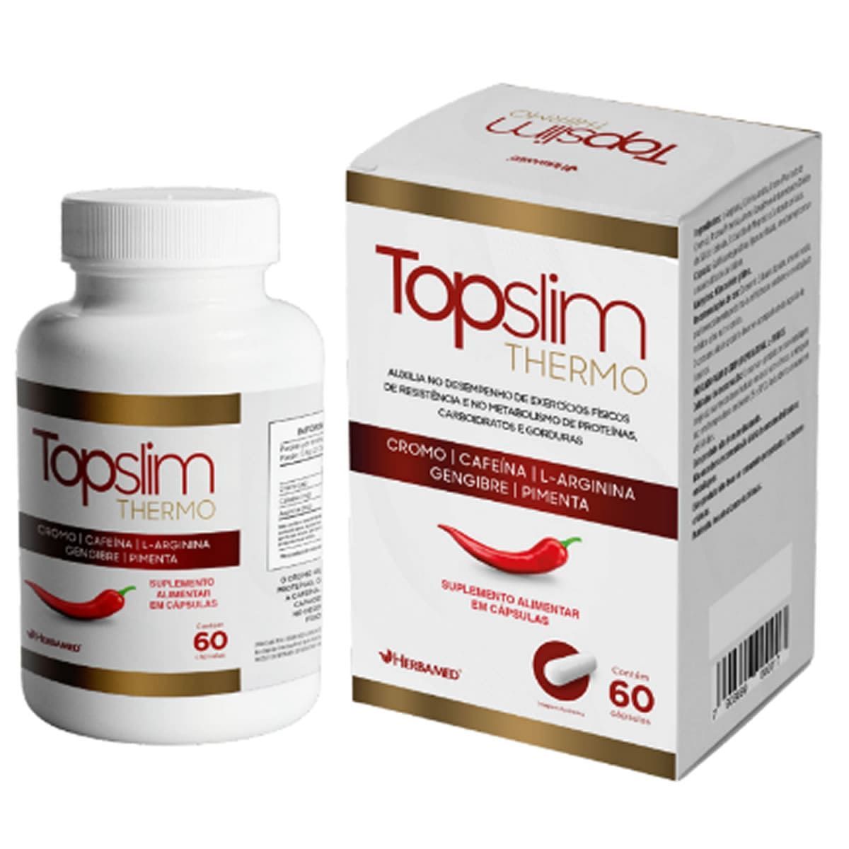 Topslim Thermo - 60 C�psulas - Herbamed