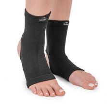 Tornozeleira El�stica Bamboo - Tamanho M Preta - Hidrolight