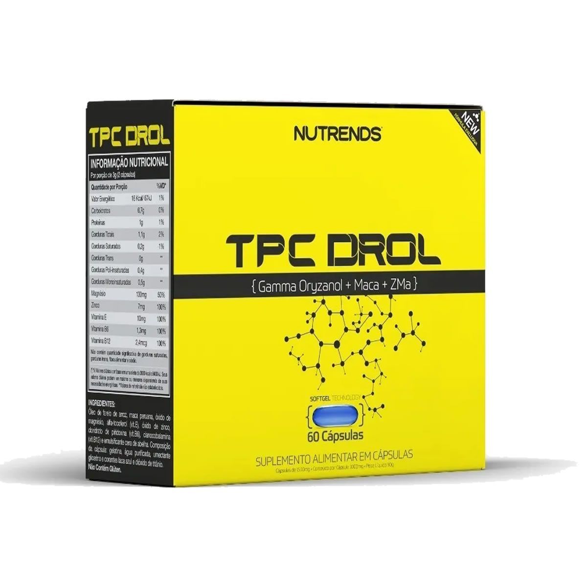 TPC-Drol 1500mg - 60 C�psulas - Nutrends