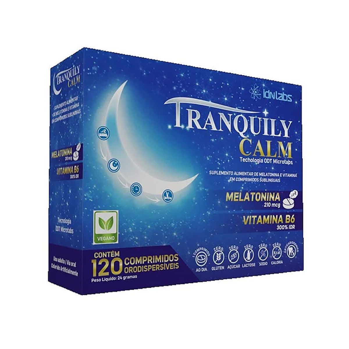 Tranquily Calm - 120 Comprimidos - IDN Labs