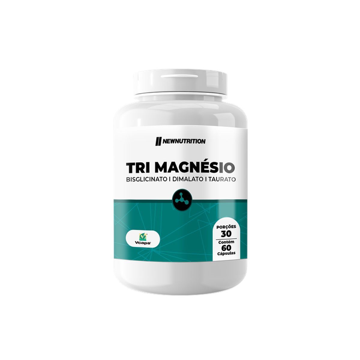 Tri Magn�sio - 60 C�psulas - NewNutrition