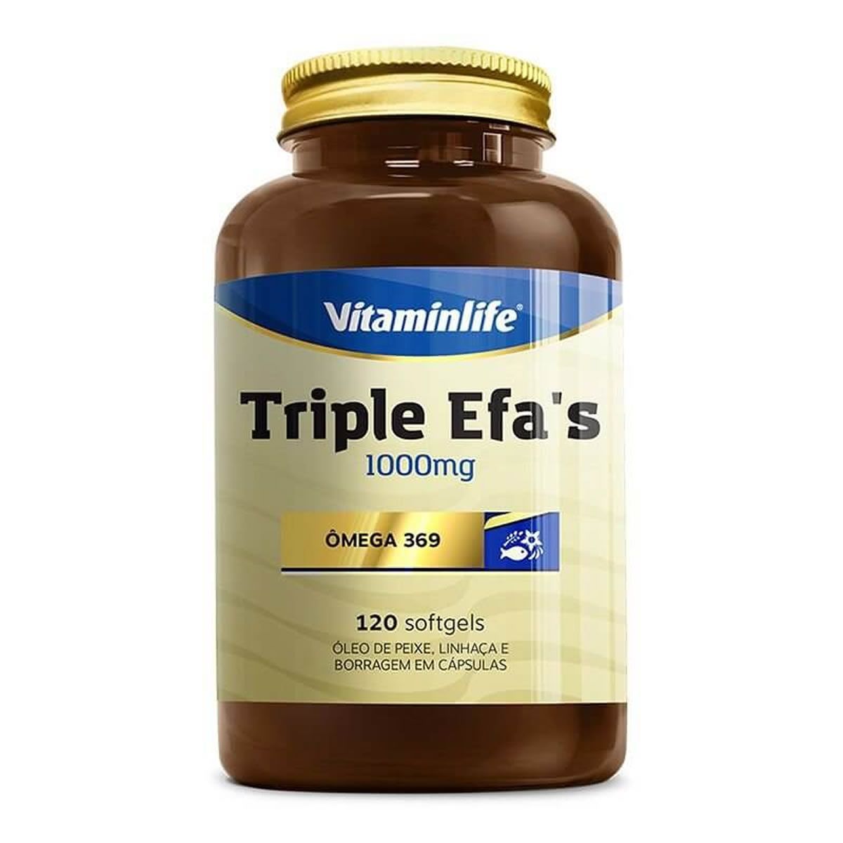 Triple EFAS Omega 3 6 9 - 1000mg 120 softgels - Vitaminlife
