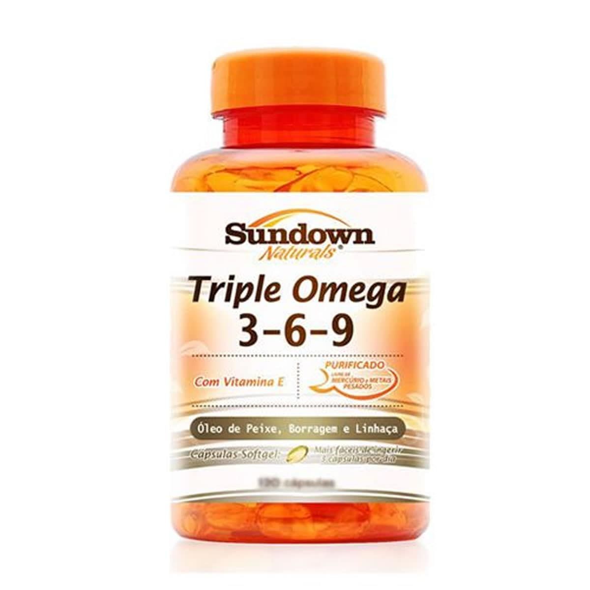 Triple Omega 3-6-9 - 120 C�psulas - Sundown