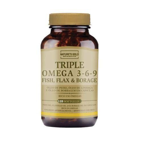 Triple Omega 3-6-9 - 120 Softgels - Natures Gold