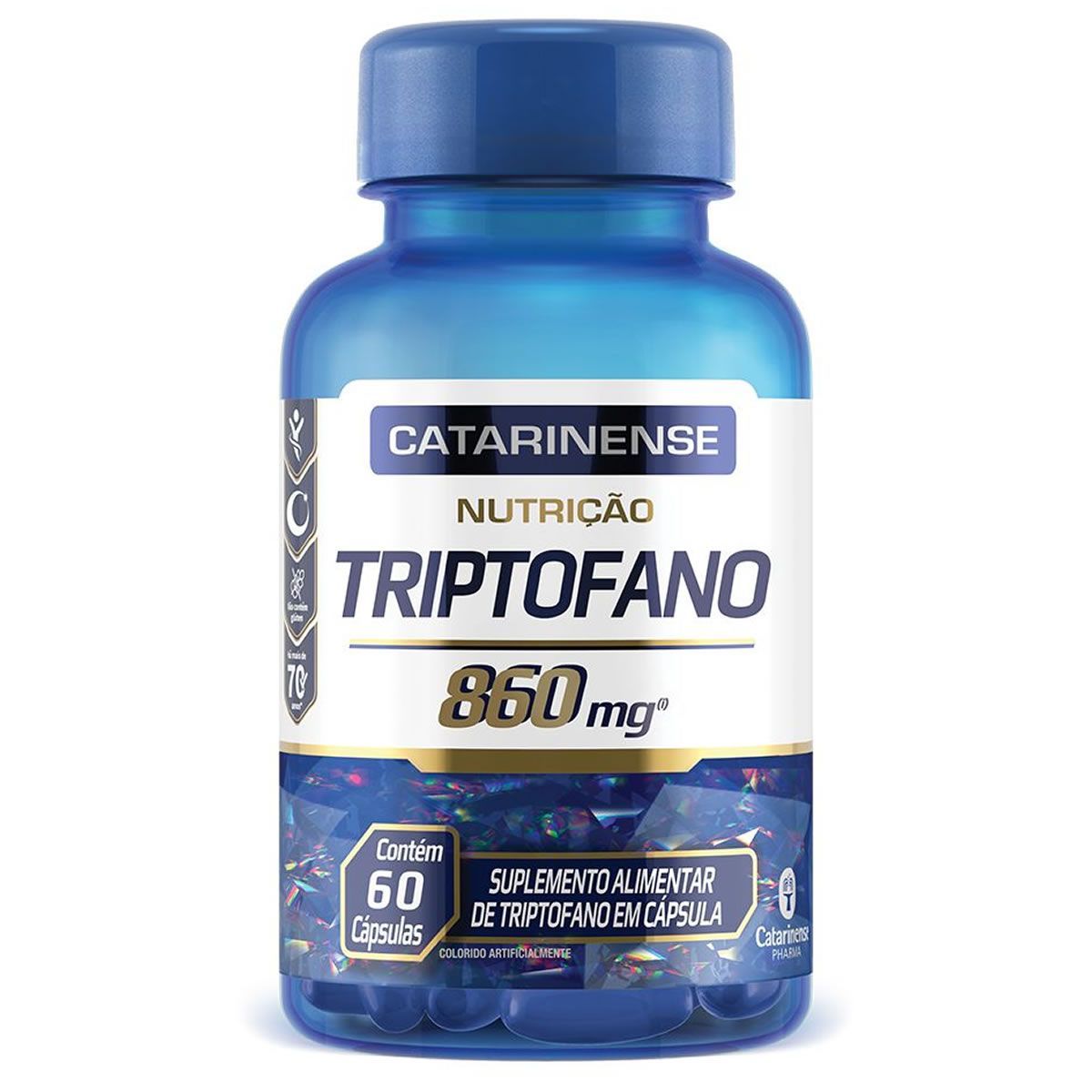 Triptofano - 60 C�psulas - Catarinense Nutri��o