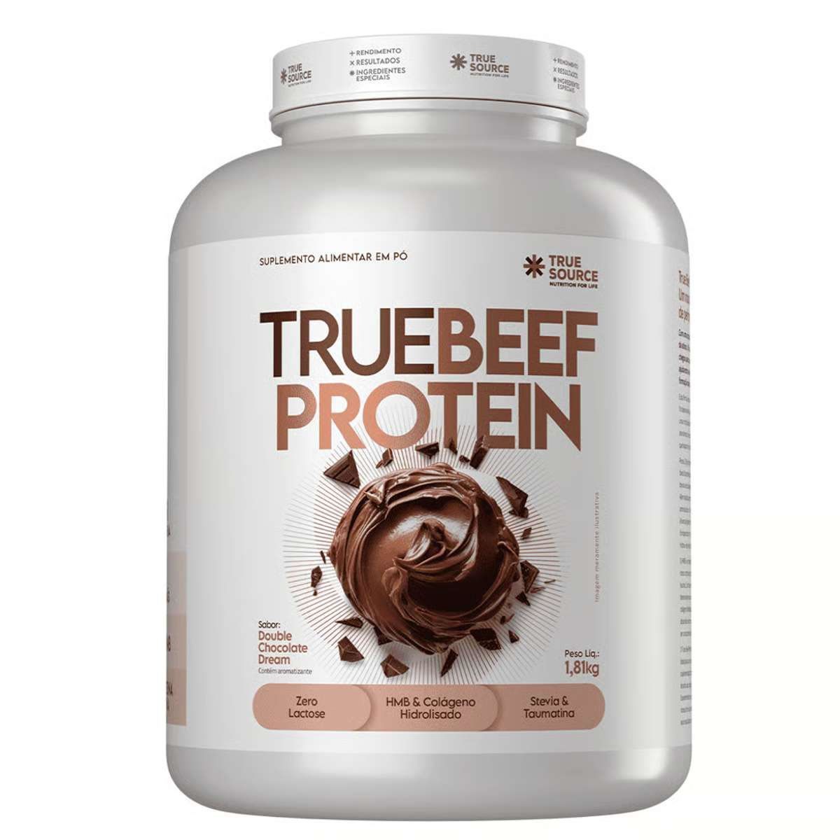 True Beef Protein - 1810g Double Chocolate Dream  - True Source