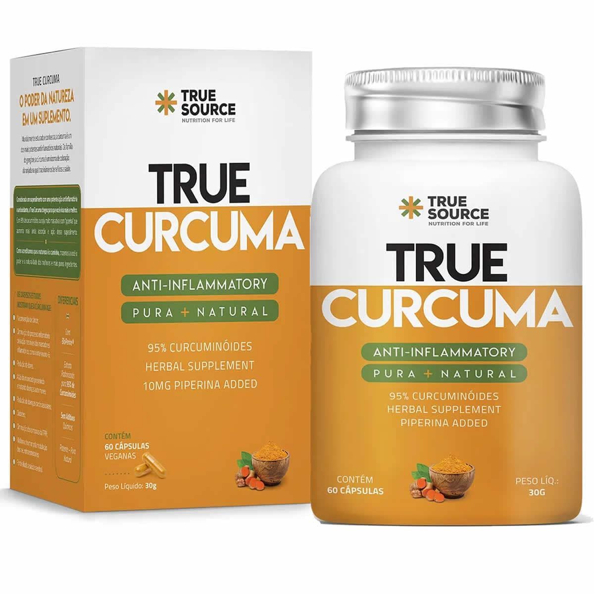 True C�rcuma - 60 C�psulas - True Source