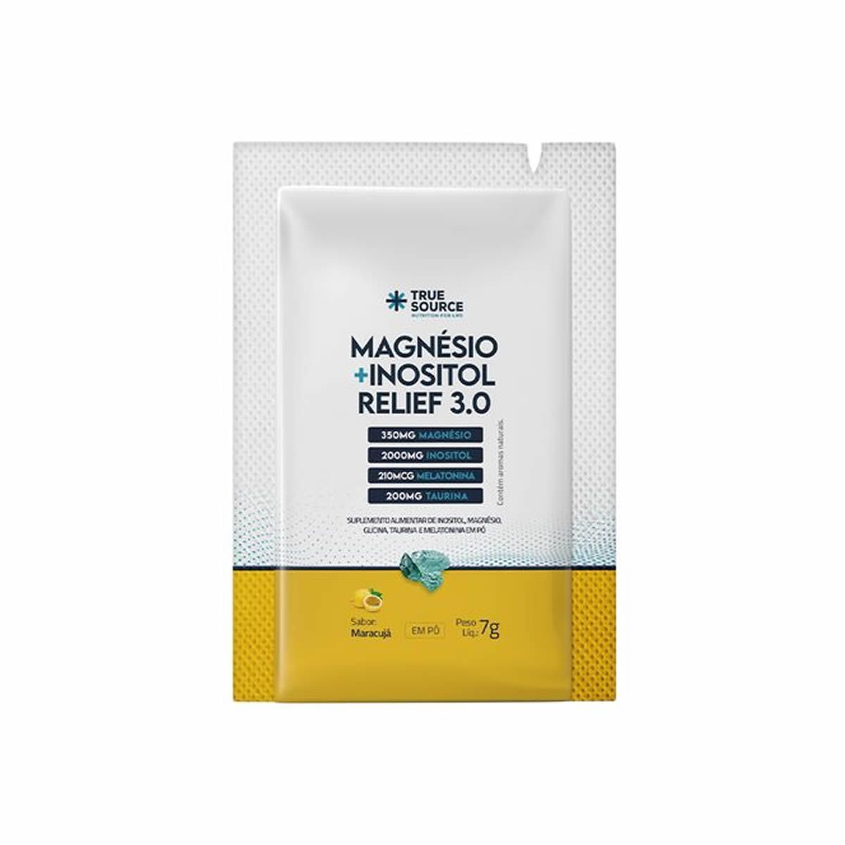 True Magn�sio + Inositol Relief 3.0 -  1 Sach� 7g Maracuj� - True Source