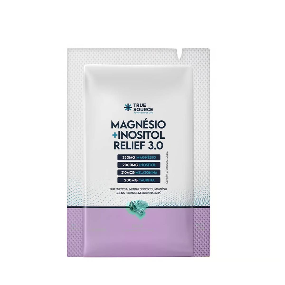 True Magn�sio + Inositol Relief 3.0 -  1 Sach�  8g Camomila, Laranja e Lavanda - True Source