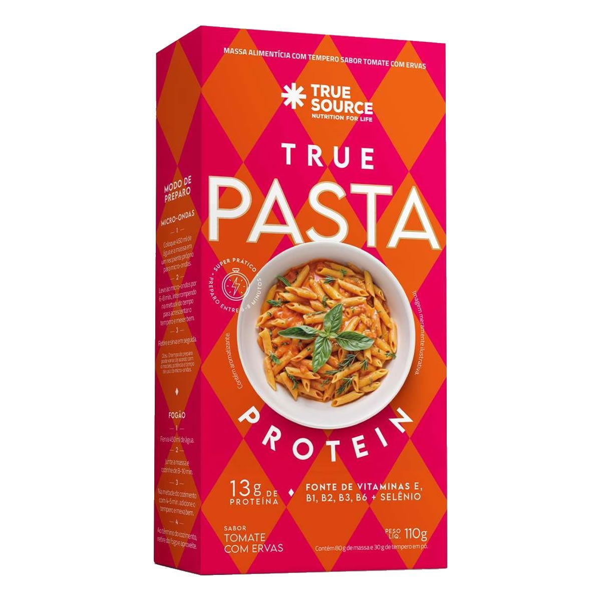 True Pasta Protein - 110g Tomate Com Ervas  - True Source