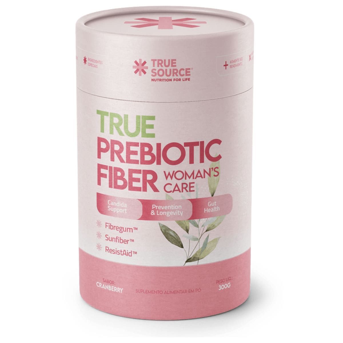 True Prebiotic Fiber - 300g Cranberry - True Source