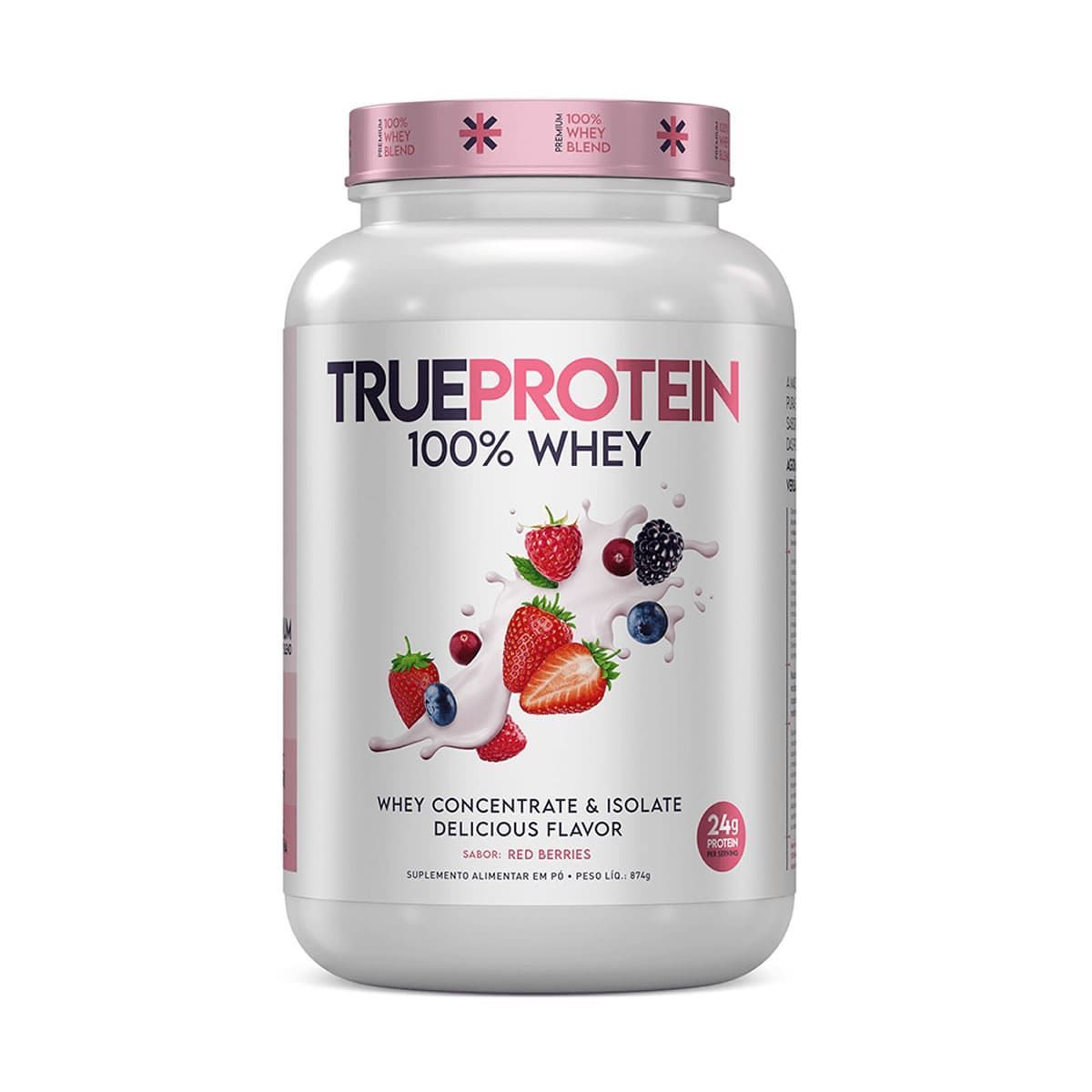 True Protein 100% Whey - 874g Red Berries - True Source