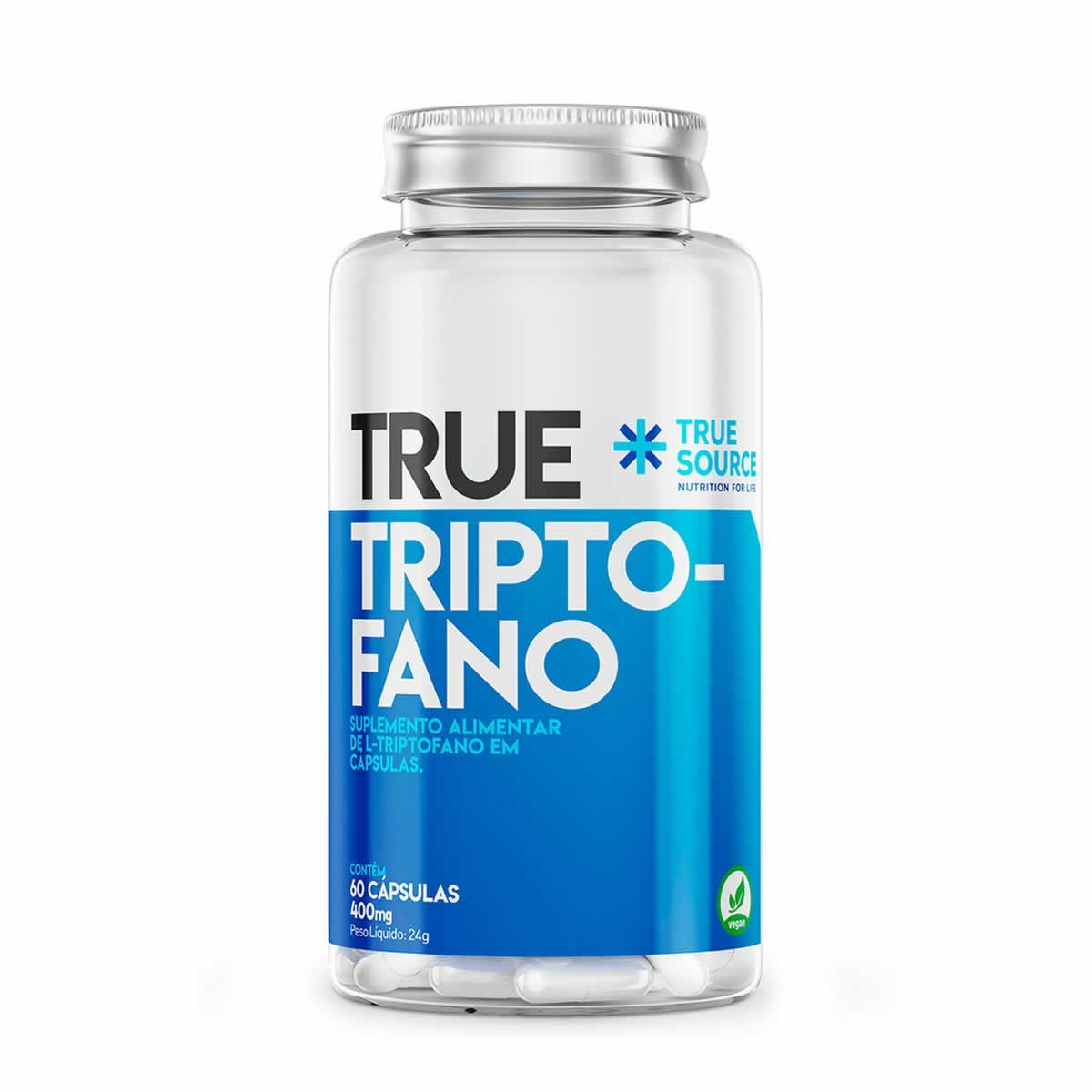 True Triptofano - 60 C�psulas - True Source*** Data Venc. 14/09/2023