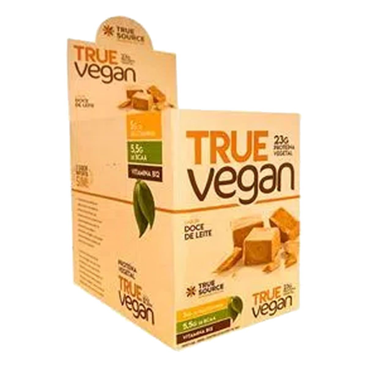True Vegan - 10 Sach�s de 34g Doce de Leite - True Source*** Data Venc. 30/11/2025