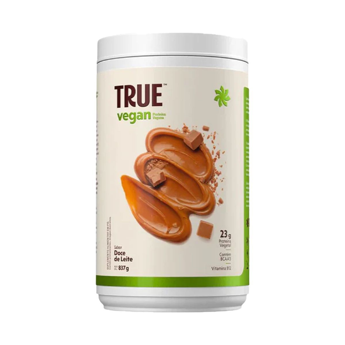 True Vegan Prote�na Vegetal - 837g Doce de Leite - True Source