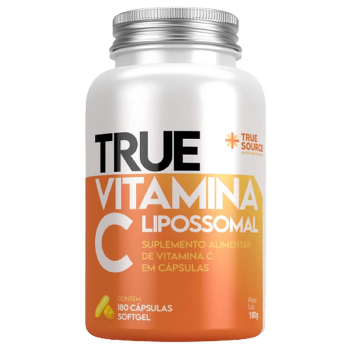 True Vitamina C Lipossomal - 180 C�psulas - True Source