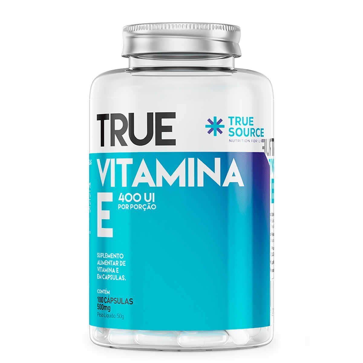 True Vitamina E - 100 C�psulas - True Source