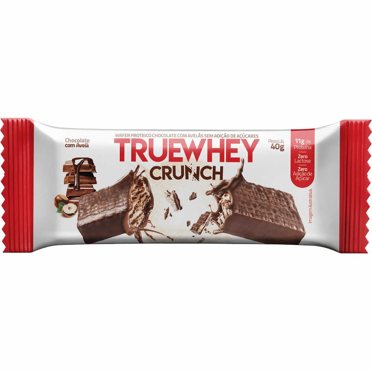 True Whey Crunch - 1 Unidade 40g Chocolate com Avel� - True Source