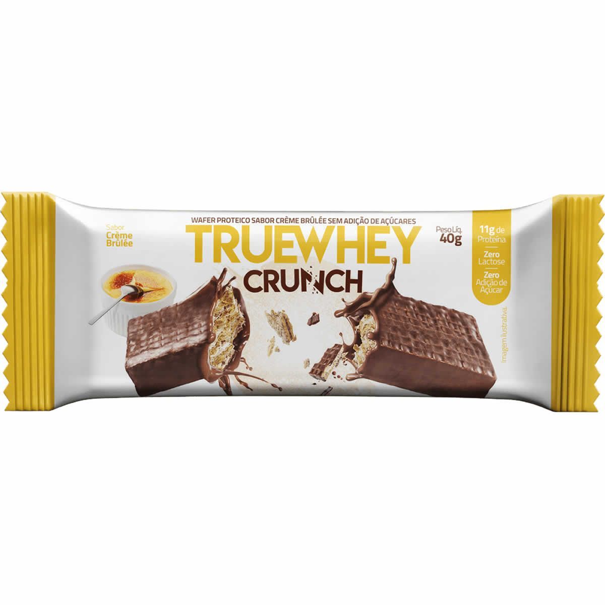 True Whey Crunch - 1 Unidade 40g Cr�me Br�l�e - True Source
