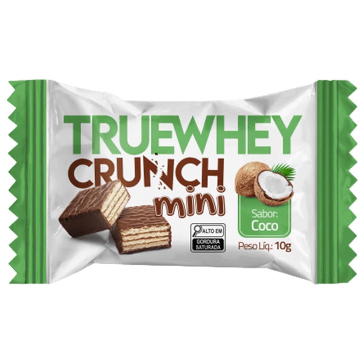 True Whey Crunch Mini - 1 Unidade 10g Coco - True Source*** Data Venc. 26/06/2024
